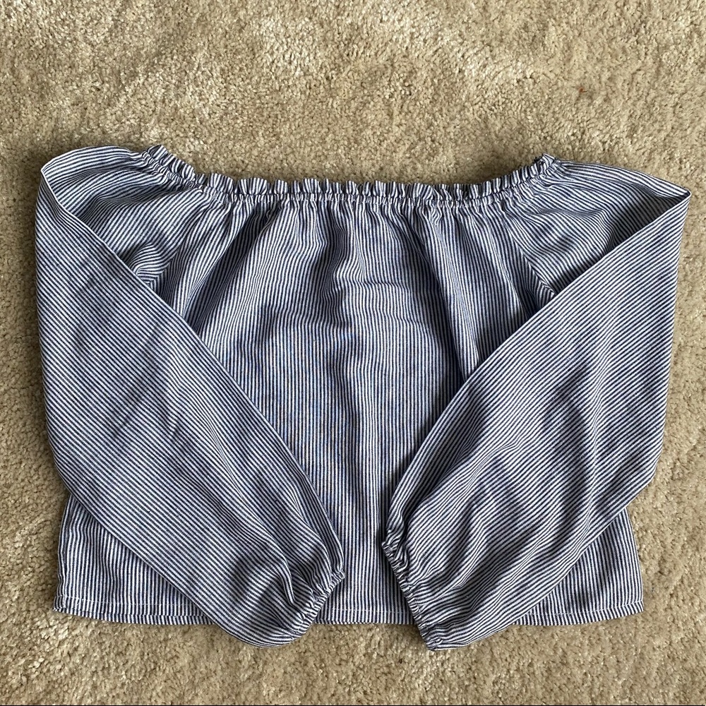 VINTAGE BRANDY MELVILLE OFF-THE-SHOULDER LONG SLEEVE